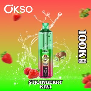 OKSO tornado 100k puffs-Strawberry Kiwi
