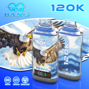 QQBANG 120K puffs-blue razz ice