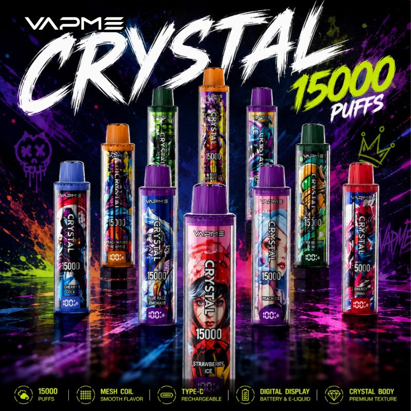 VAPME CRYSTAL 15000 puffs A VAPME CRYSTAL 15000 puffs A