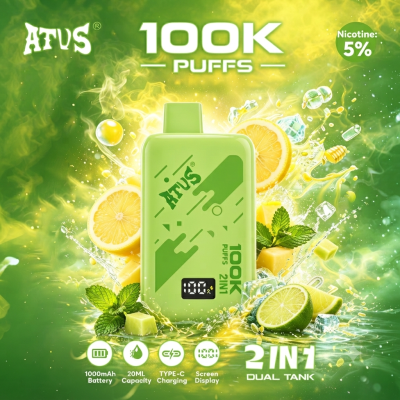 ATVS 100K 2in1-Lemon Lime & Lemon Mint