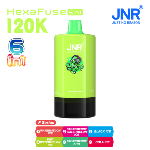 JNR HexaFuse 120K 6in1-Watermelon Ice+Strawberry Watermelon Ice+Black Ice+Kiwi Watermelon Ice+Strawberry Kiwi+Cola Ice