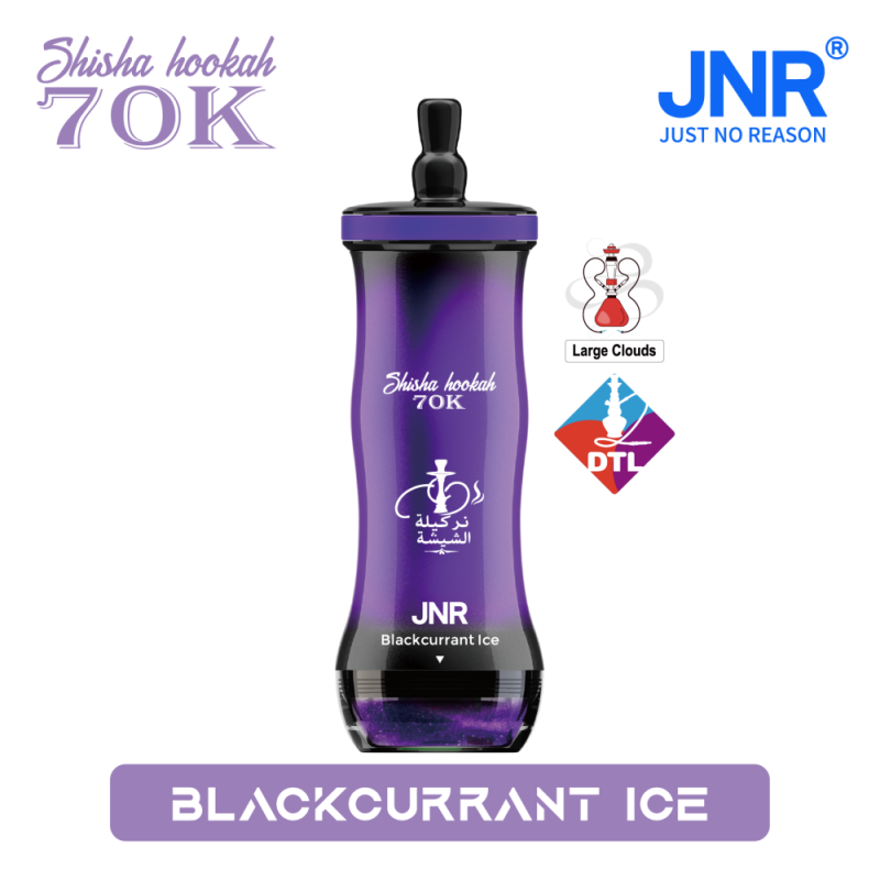 JNR Shisha Hookah 70k-Blackcurrant Ice