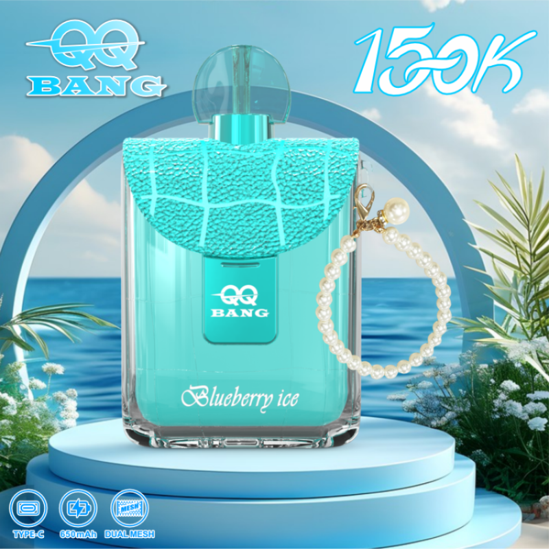 QQBANG 150K puffs-blueberry ice