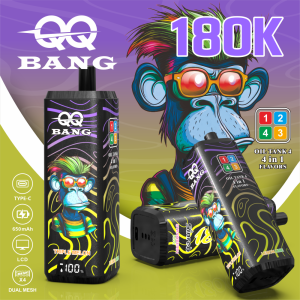 QQBANG 180K puffs-strawberry kiwiapple grapetriple melonlemon lime