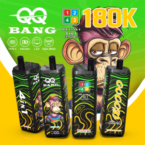 QQBANG 180K puffs-tropical fruitpeach iceskittlesstrawberry watermelon