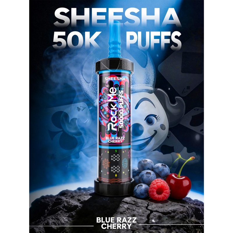 Rock Me 50k puffs-BLUE RAZZ CHERRY