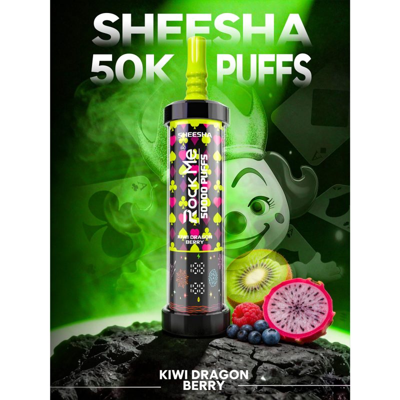 Rock Me 50k puffs-KIWI DRAGON BERRY