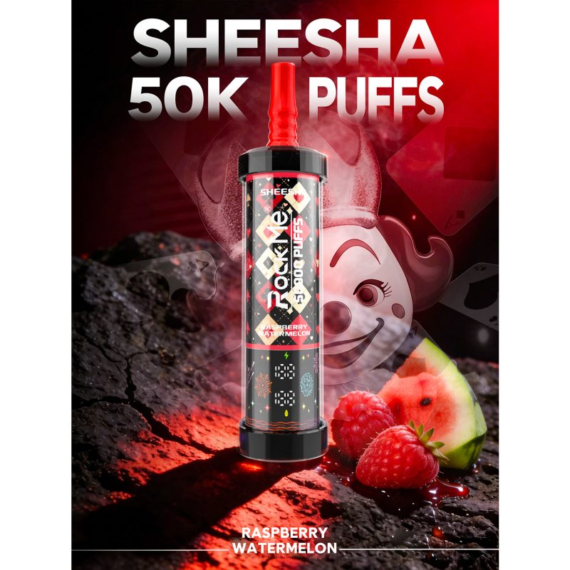 Rock Me 50k puffs-RASPBERRY WATERMELON