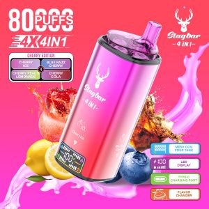 Stag bar 80K Puffs-Cherry Edition