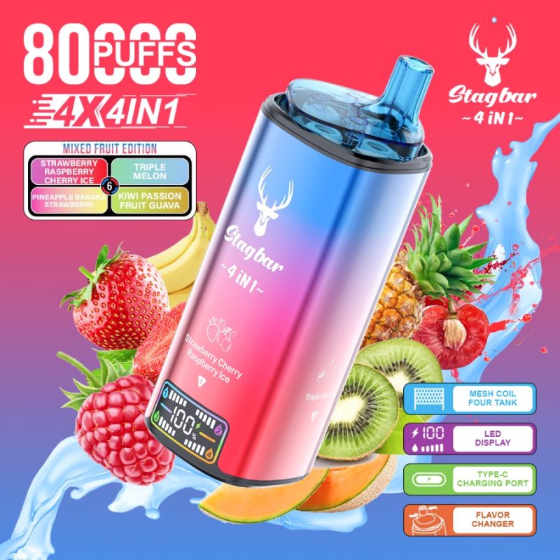 Stag bar 80K Puffs-Mixed Fruit Edition