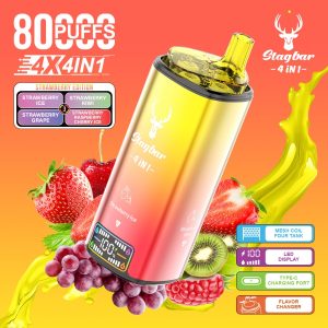 Stag bar 80K Puffs-Strawberry Edition