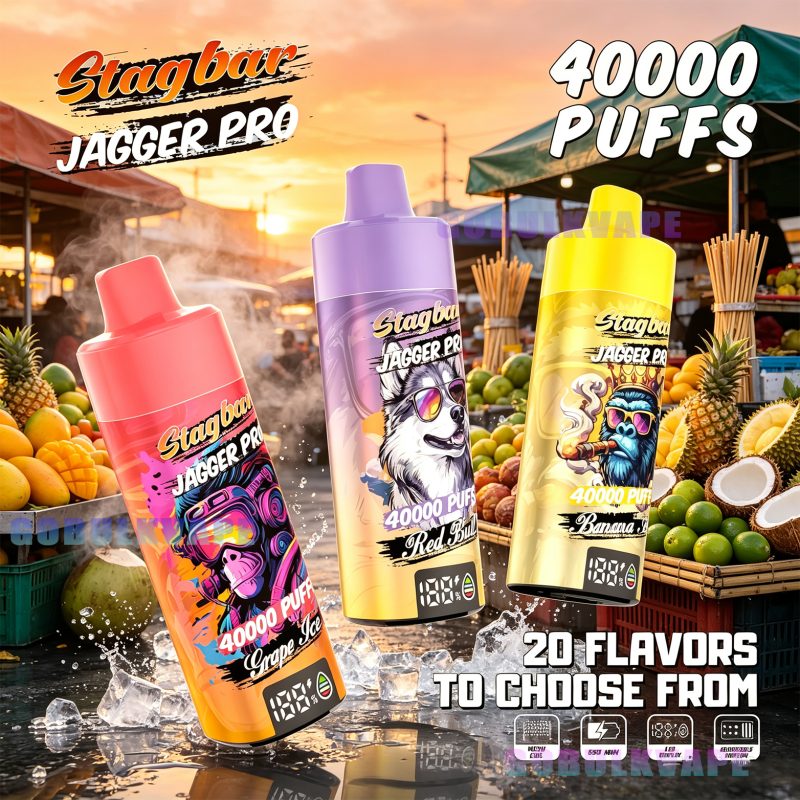 Stag bar Jagger Pro 40K Puffs