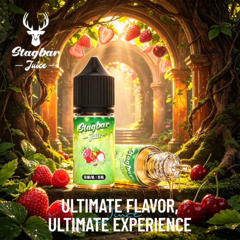 Stag bar Juice-Strawberry Raspberry Cherry