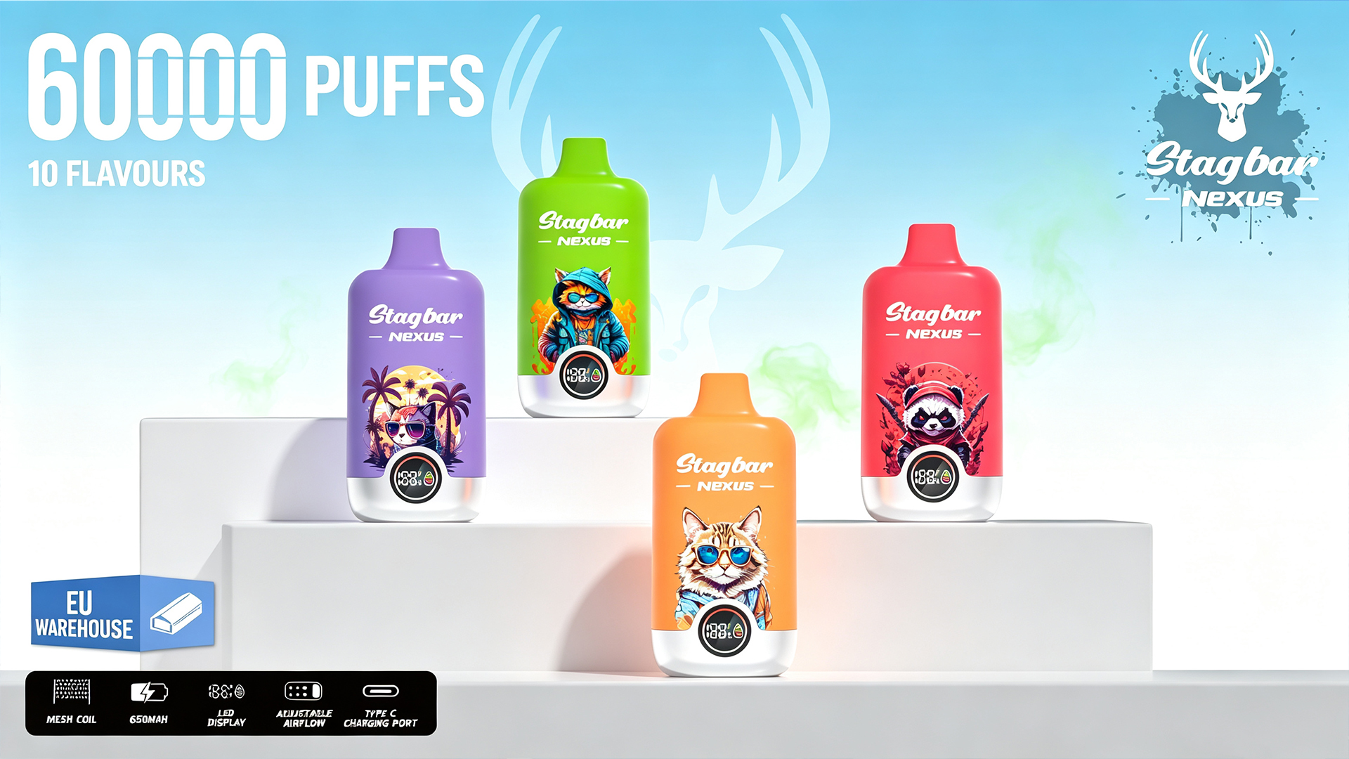 Stag bar Nexus 60000 Puff