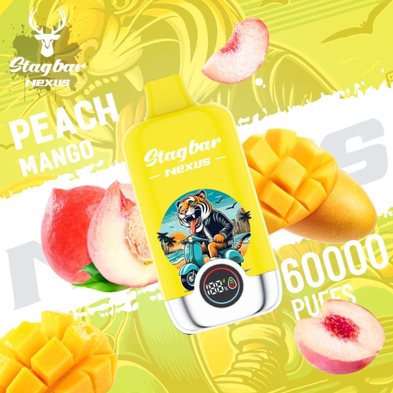Stag bar Nexus 60K Puffs-PEACH MANGO