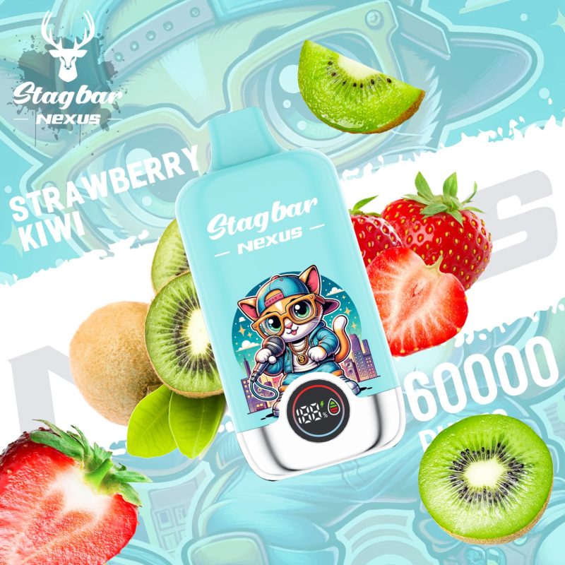 Stag bar Nexus 60K Puffs-STRAWBERRY KIWI