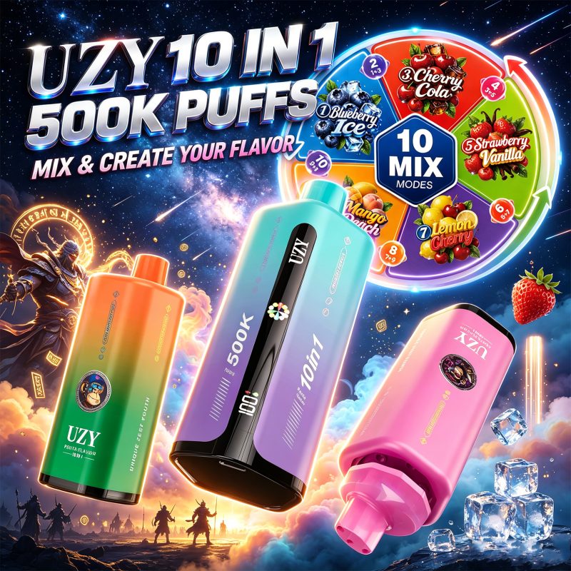 UZY PENTA FLAVOR 10 IN 1 500K