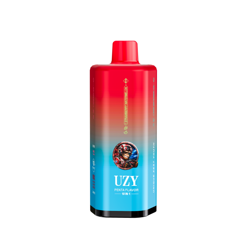 UZY PENTA FLAVOR 10 IN 1 500K-Cherry Ice & Strawberry Watermelon & Kiwi Watermelon&Lemon Lime&Cherry Cola