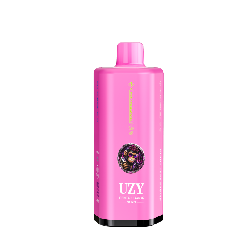 UZY PENTA FLAVOR 10 IN 1 500K-Grape Ice & Strawberry Kiwi & Watermelon Ice & Blue Rancher&Love 66