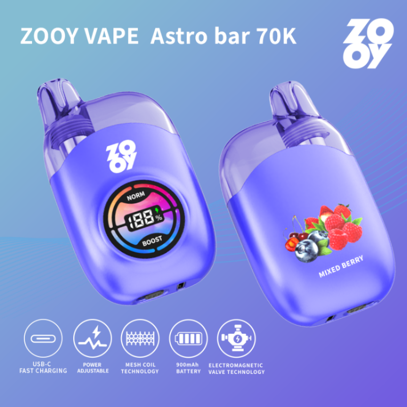 ZOOY Astro bar 70k - MIXED BERRY