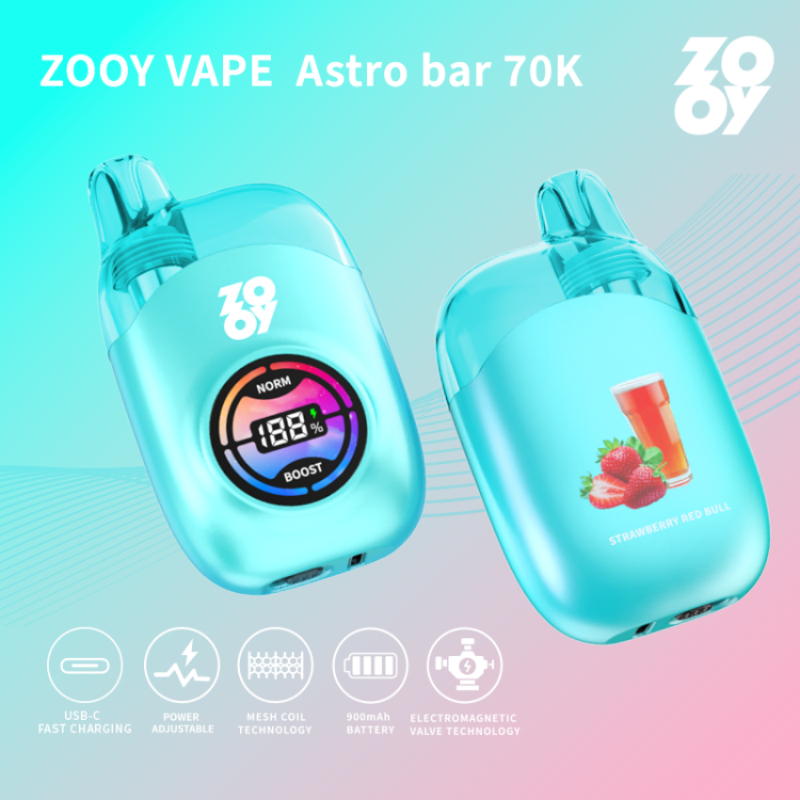 ZOOY Astro bar 70k - STRAWBERRY RED BULL