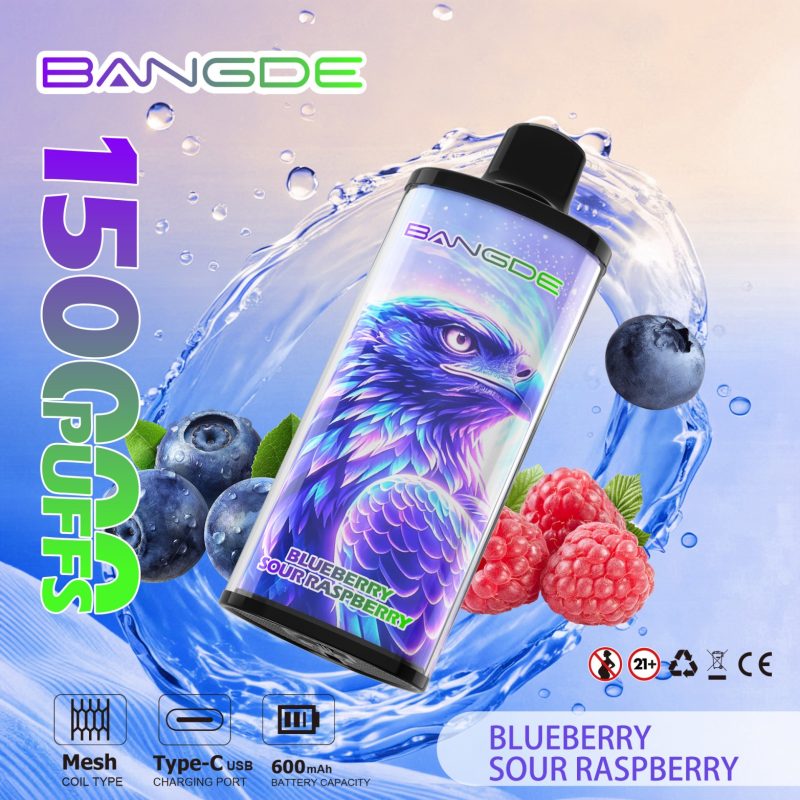 BANG DE 150000 PUFFS-BLUEBERRY SOUR RASPBERRY BANG DE 150000 PUFFS-BLUEBERRY SOUR RASPBERRY