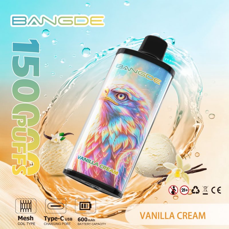 BANG DE 150000 PUFFS-VANILLA CREAM BANG DE 150000 PUFFS-VANILLA CREAM
