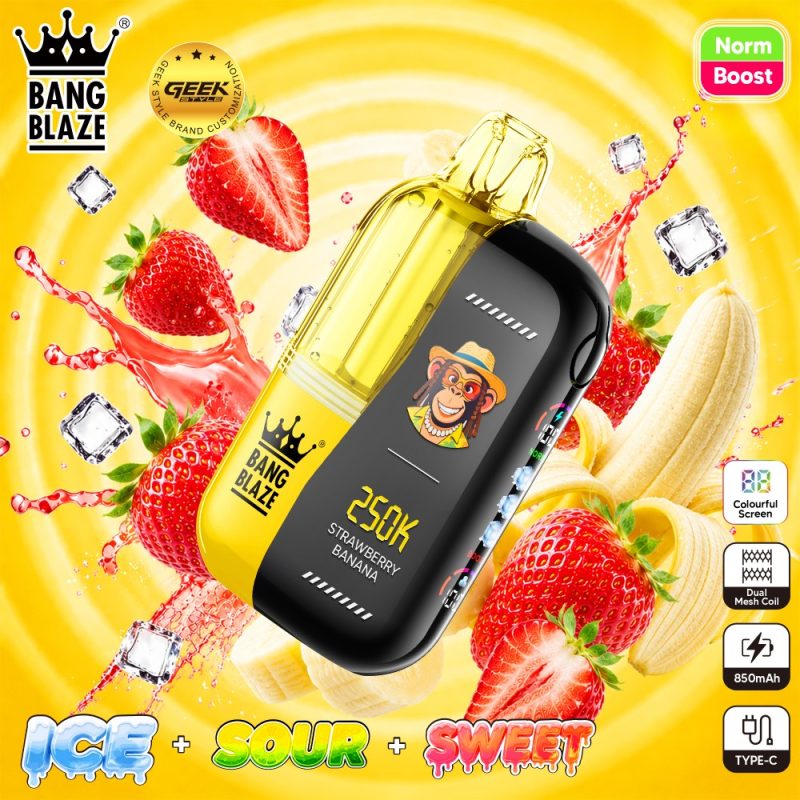 BNAG BLAZE 250K puffs-Strawberry banana