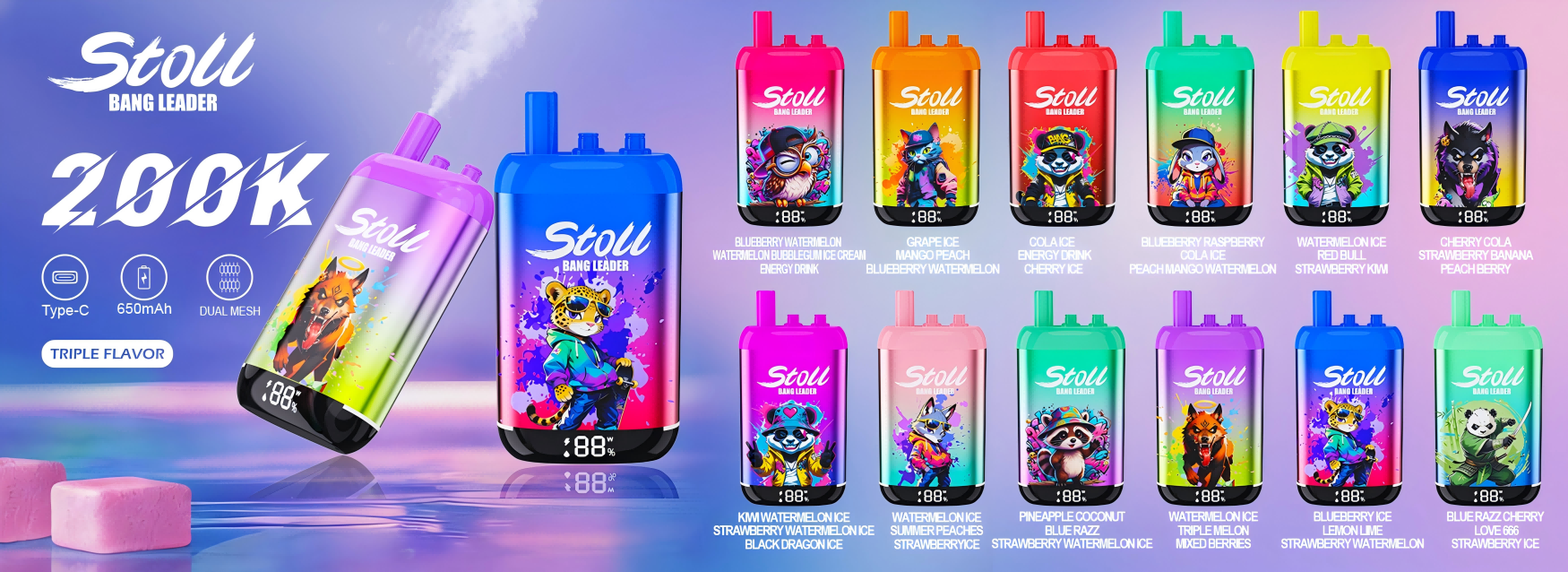 Bang Leader stoll 200K Flavor Bang Leader stoll 200K Flavor