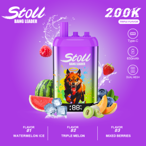 Bang Leader stoll 200K Triple Flavor-Watermelon Ice & Triple Melon & Mixed Berries Bang Leader stoll 200K Triple Flavor-Watermelon Ice & Triple Melon & Mixed Berries