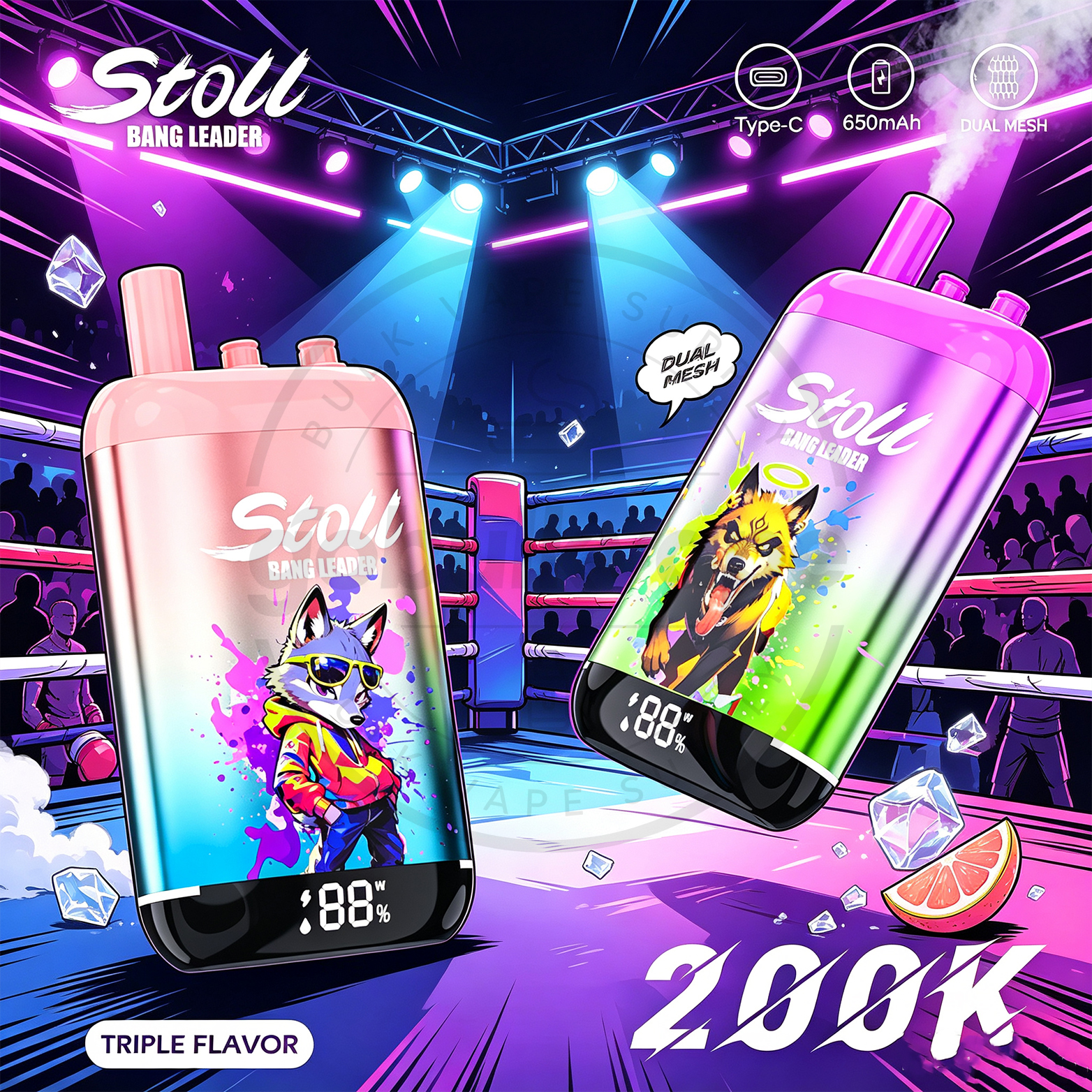 Bang Leader stoll 200K Triple Flavor