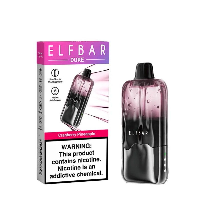 ELF BAR DUKE 30K puffs-Cranberry Pineapple ELF BAR DUKE 30K puffs-Cranberry Pineapple