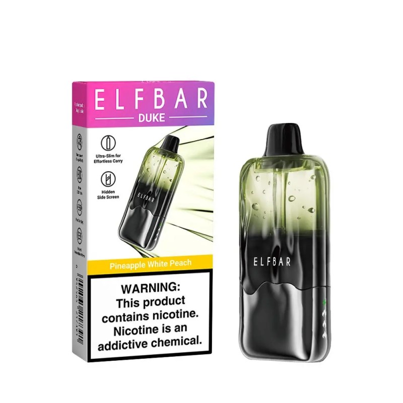ELF BAR DUKE 30K puffs-Pineapple White Peach ELF BAR DUKE 30K puffs-Pineapple White Peach