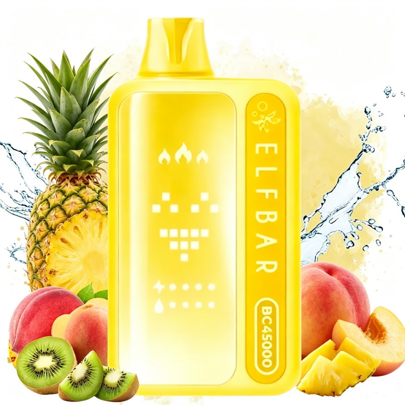 ELf BAR BC 45K puffs-Kiwi Pineapple Peach ELf BAR BC 45K puffs-Kiwi Pineapple Peach