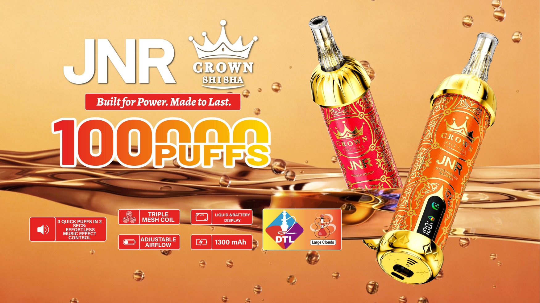JNR Crown Shisha 100K