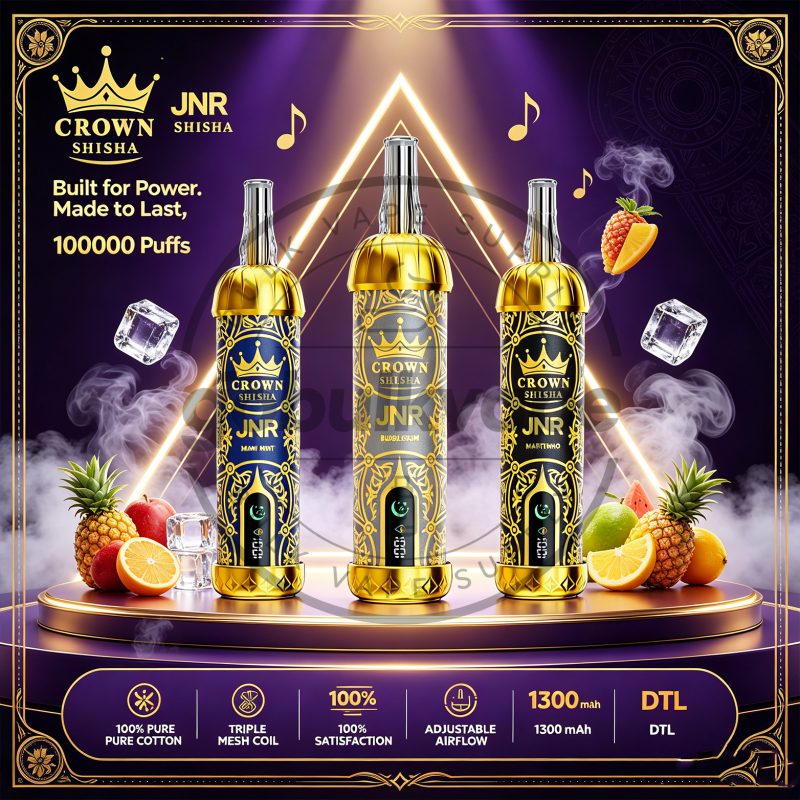 JNR Crown Shisha 100k puffs