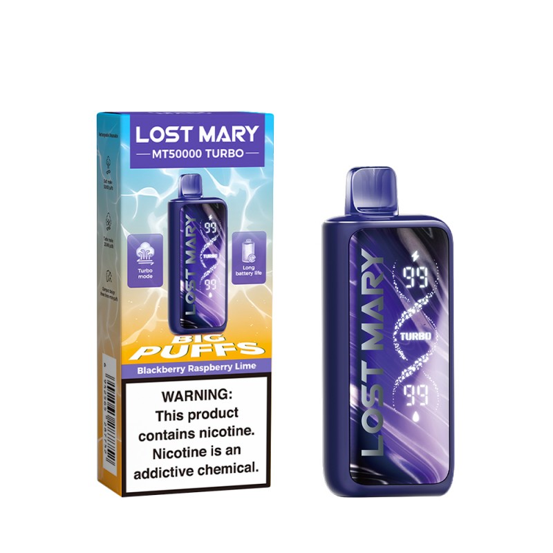 Lost Mary TURBO 50000 puffs-Blackberry Raspberry Lime