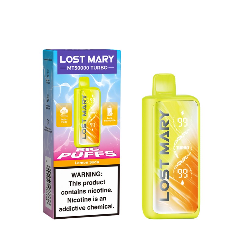 Lost Mary TURBO 50000 puffs-Lemon Soda