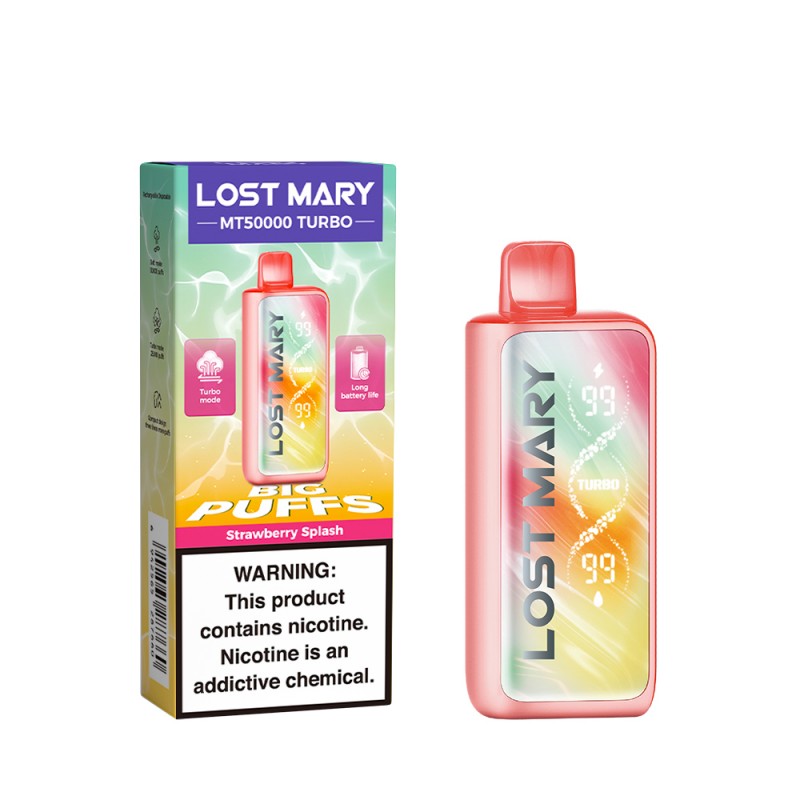 Lost Mary TURBO 50000 puffs-Strawberry Splash