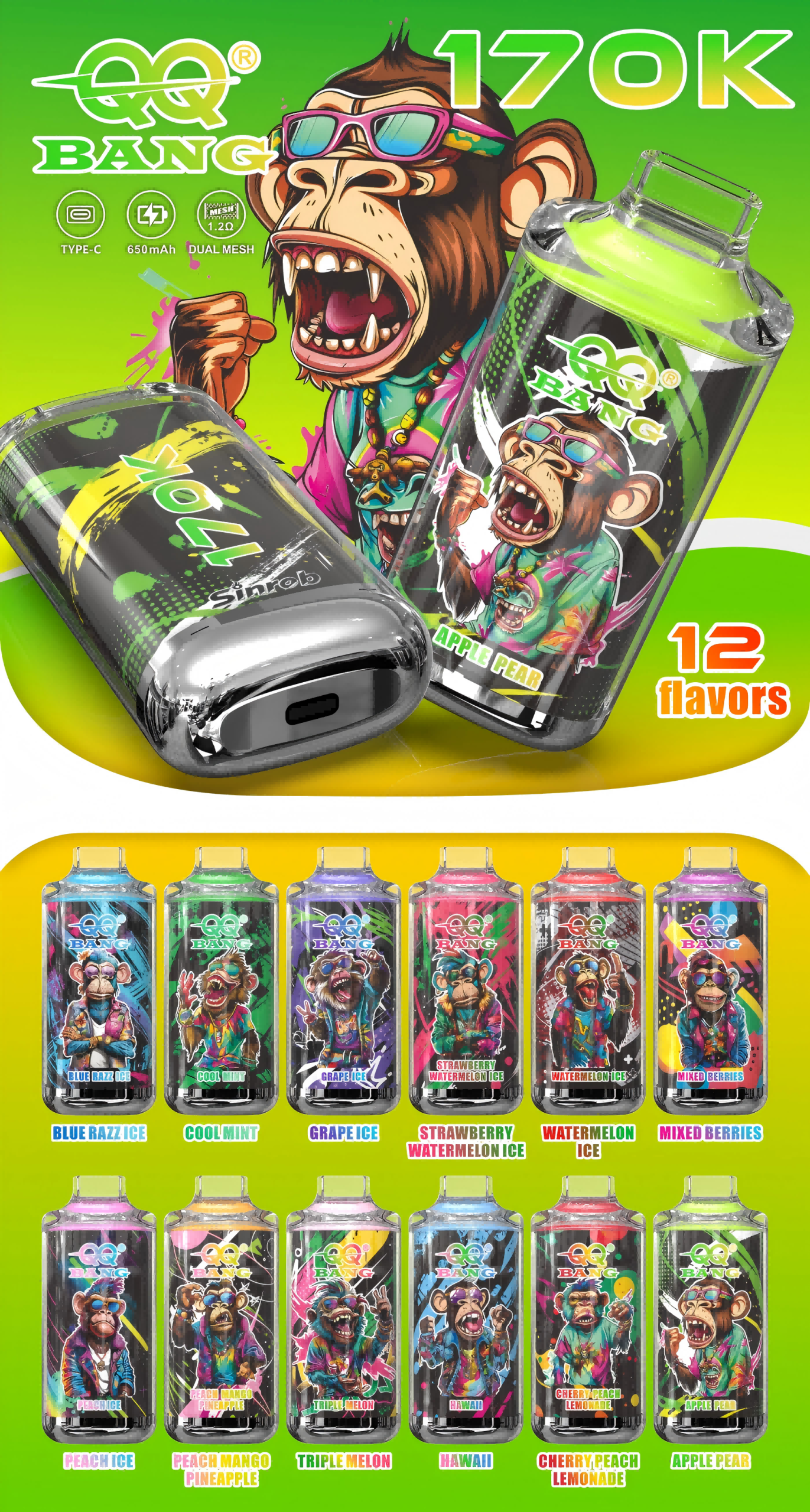 QQBang 170K flavor