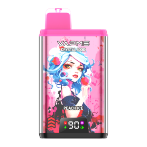 VAPME CRYSTAL 80K-Strawberry Raspberry Candy + Peach Ice VAPME CRYSTAL 80K-Strawberry Raspberry Candy + Peach Ice