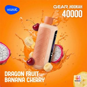 Vozol Gear Hookah 40K-Dragon Fruit Banana Cherry Vozol Gear Hookah 40K-Dragon Fruit Banana Cherry