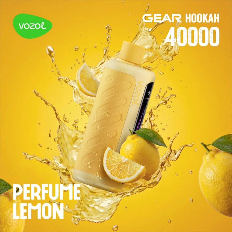 Vozol Gear Hookah 40K-Perfume Lemon Vozol Gear Hookah 40K-Perfume Lemon