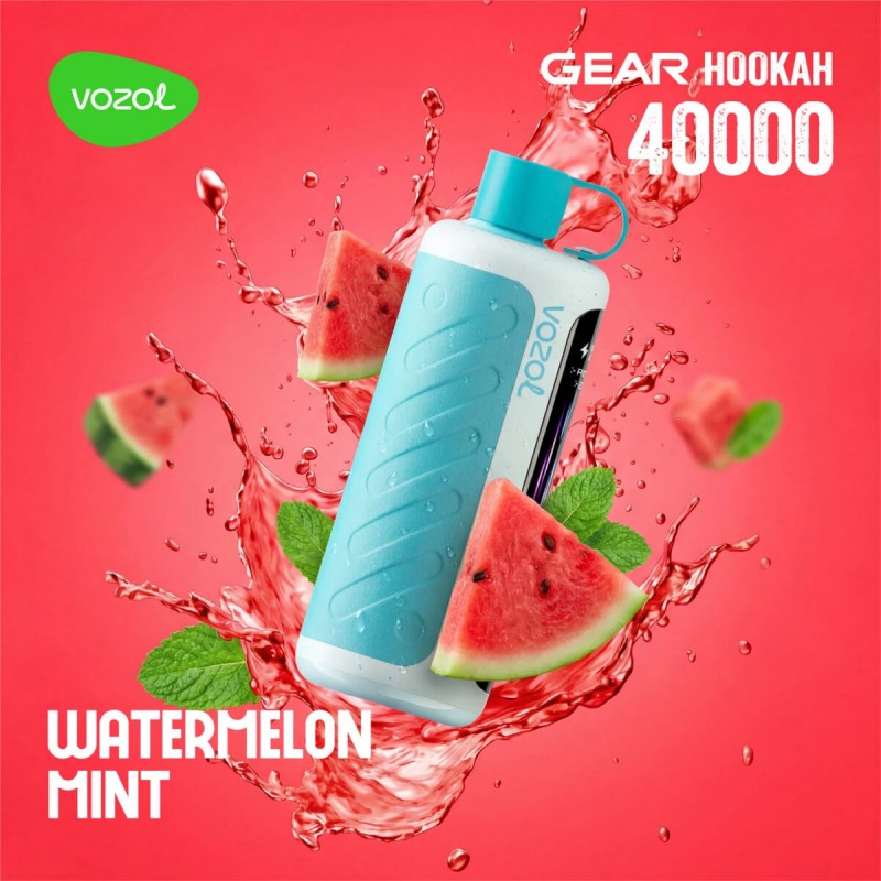 Vozol Gear Hookah 40K-Watermelon Mint Vozol Gear Hookah 40K-Watermelon Mint