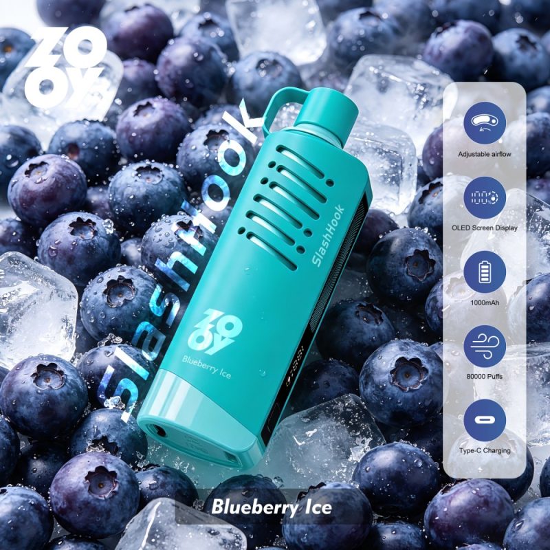 ZOOY Slash Hook 80k puffs-Bluberry Ice