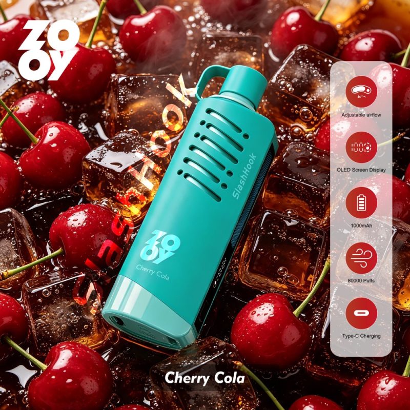 ZOOY Slash Hook 80k puffs-Cherry Cola