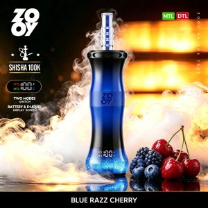 ZOOY Shisha Hookah 100K-BlueRazz cherry