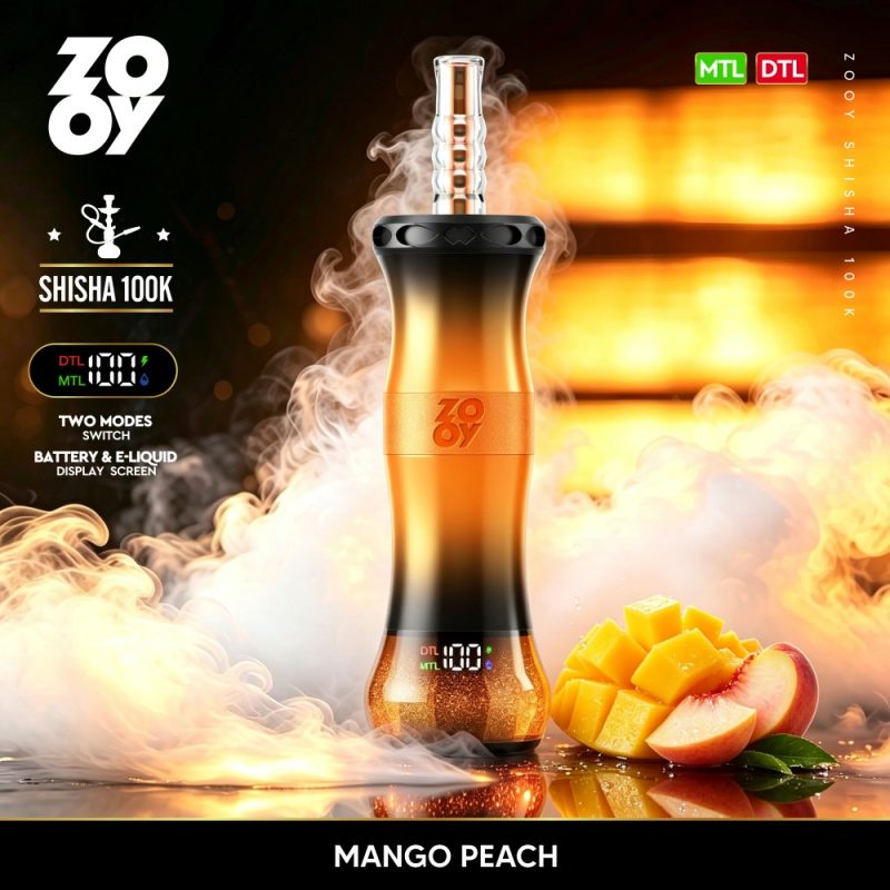 ZOOY Shisha Hookah 100K-Mango peach