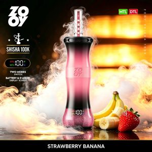 ZOOY Shisha Hookah 100K-Strawberry banana